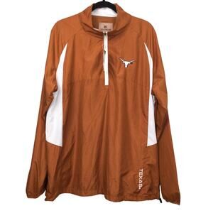 Texas Longhorns University of Texas 1/4 Zip Football Colosseum Windbreaker XL